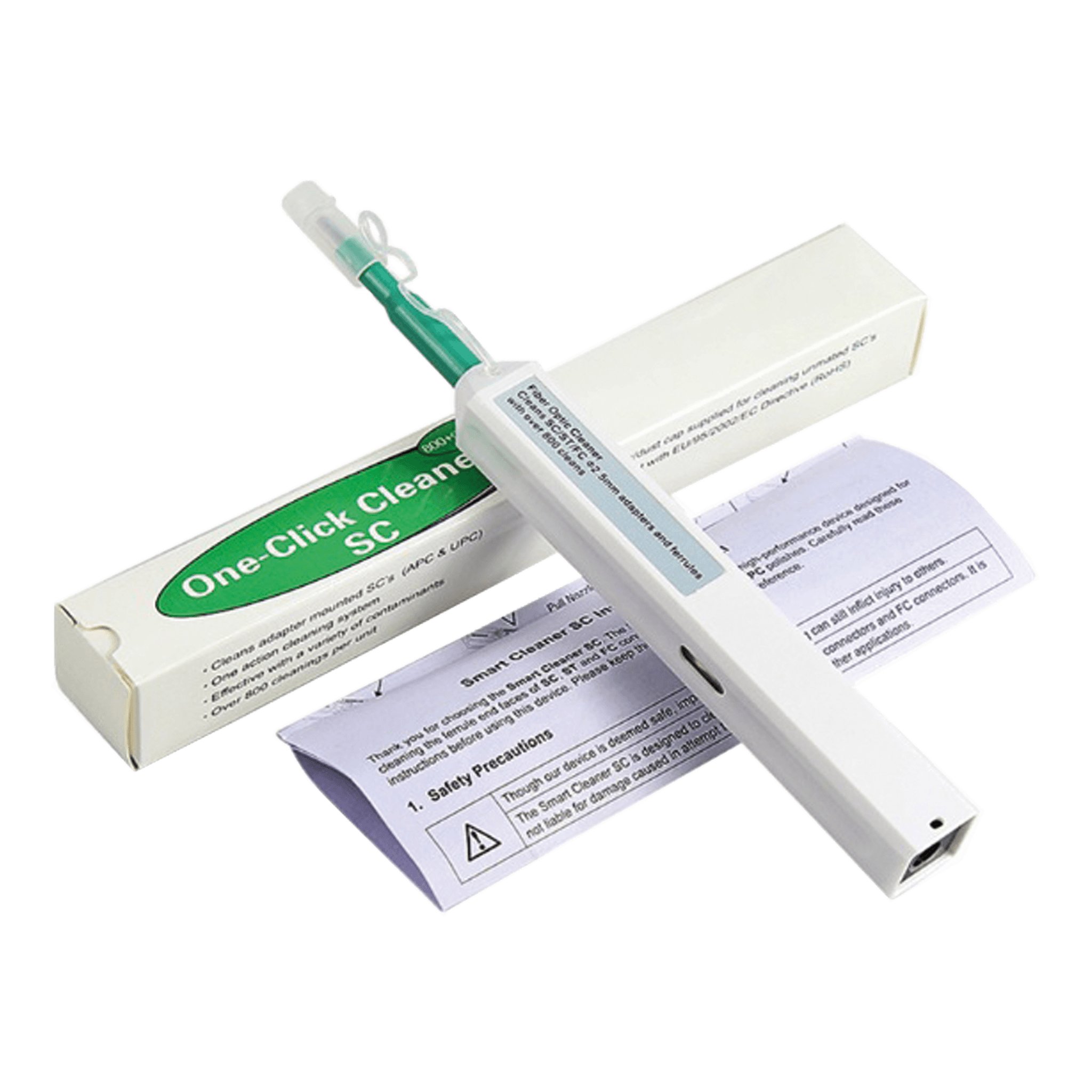 Инструмент для чистки оптических феррул 2,5мм внутри разъемов, One-Click Cleaner,  800 циклов