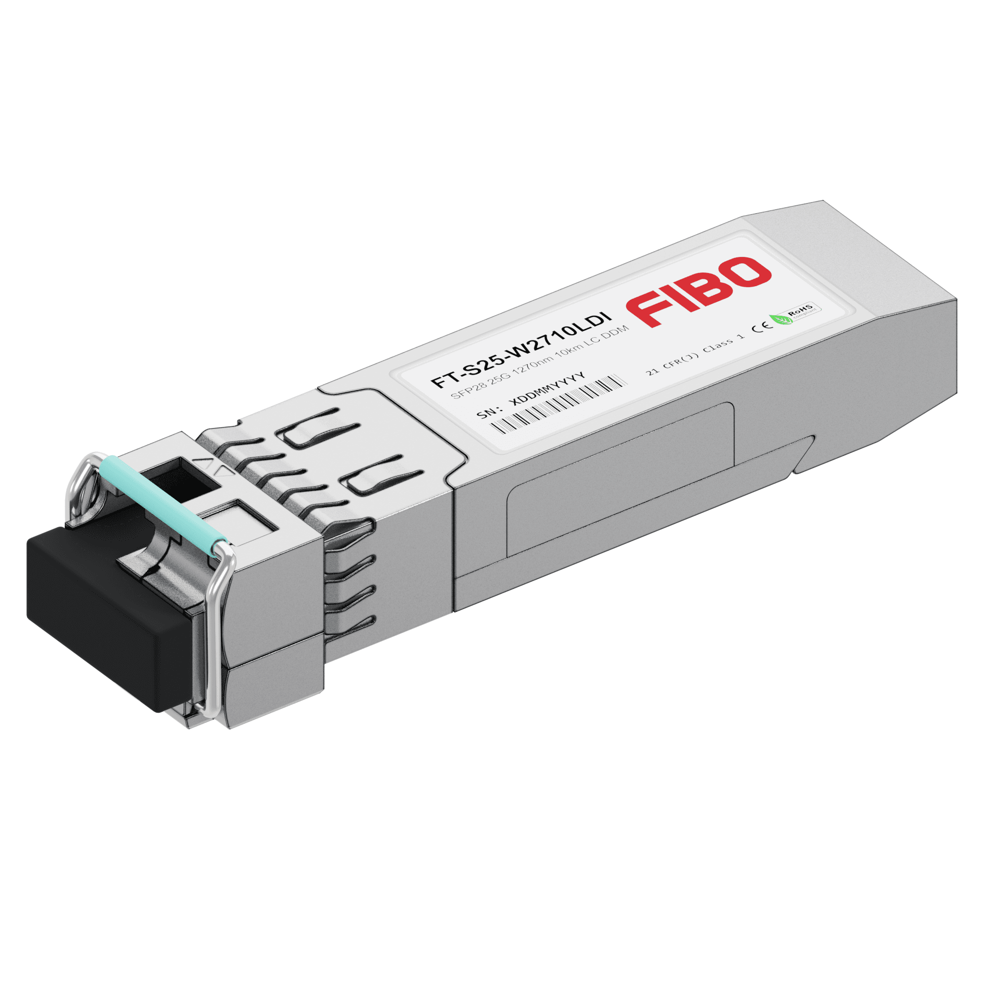 25GBASE-LR SFP28 промышленный модуль 1270нм 10км
