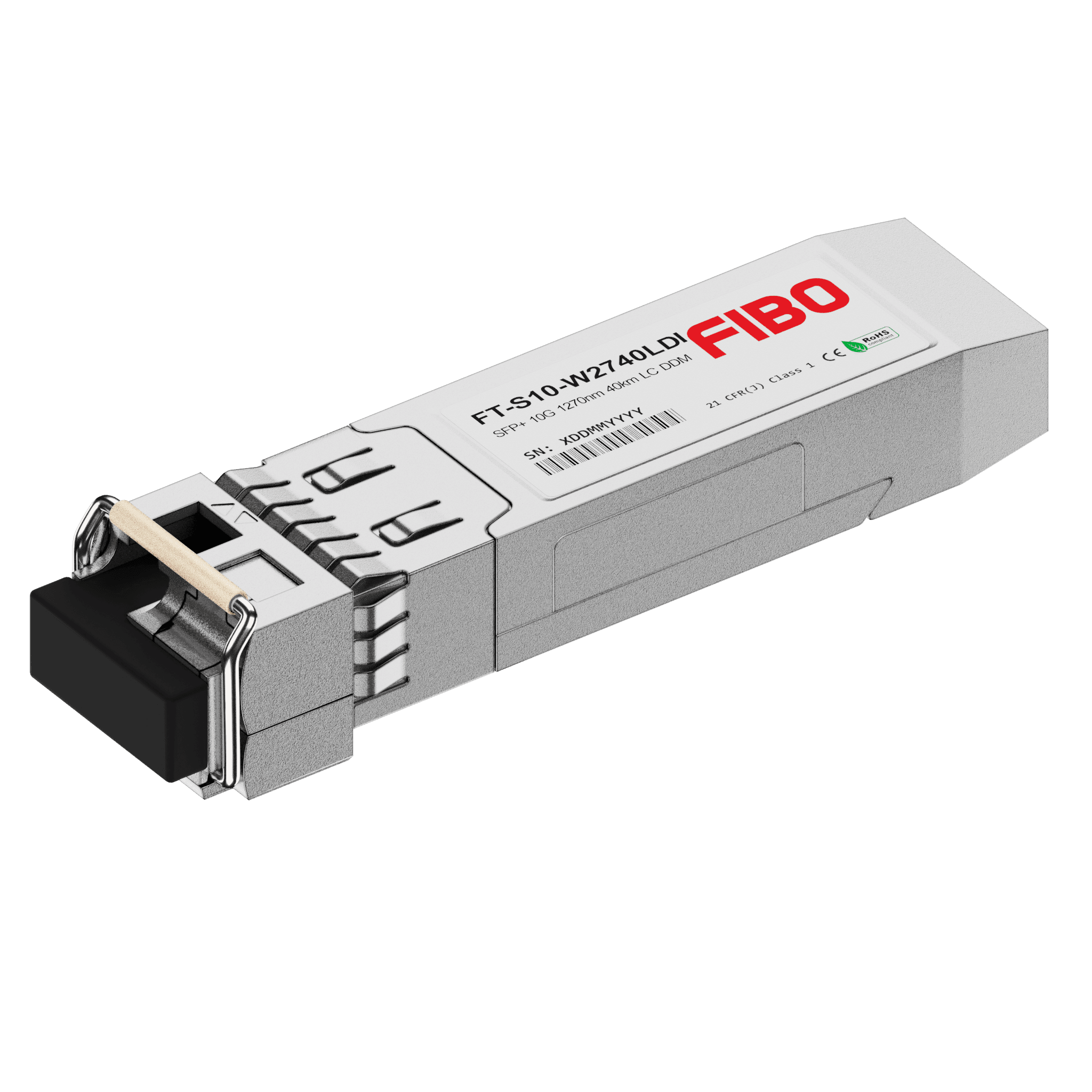 10GBASE-LR-I SFP+ промышленный модуль 1270нм 40км