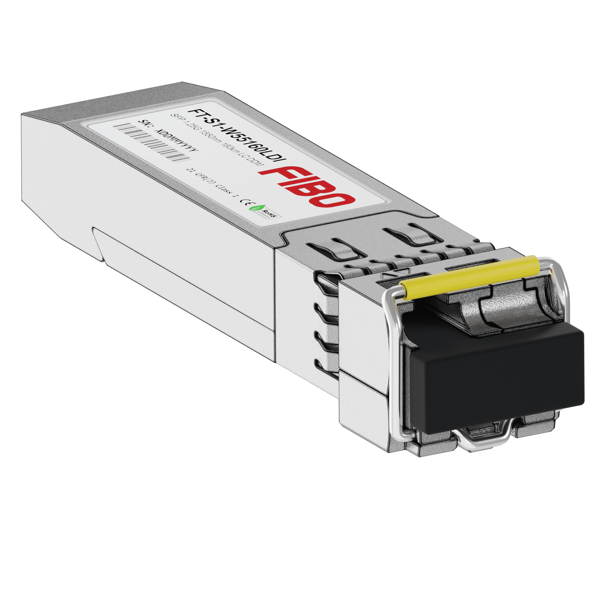 1000BASE-ZX-I SFP промышленный модуль 1550нм 160км — изображение 2