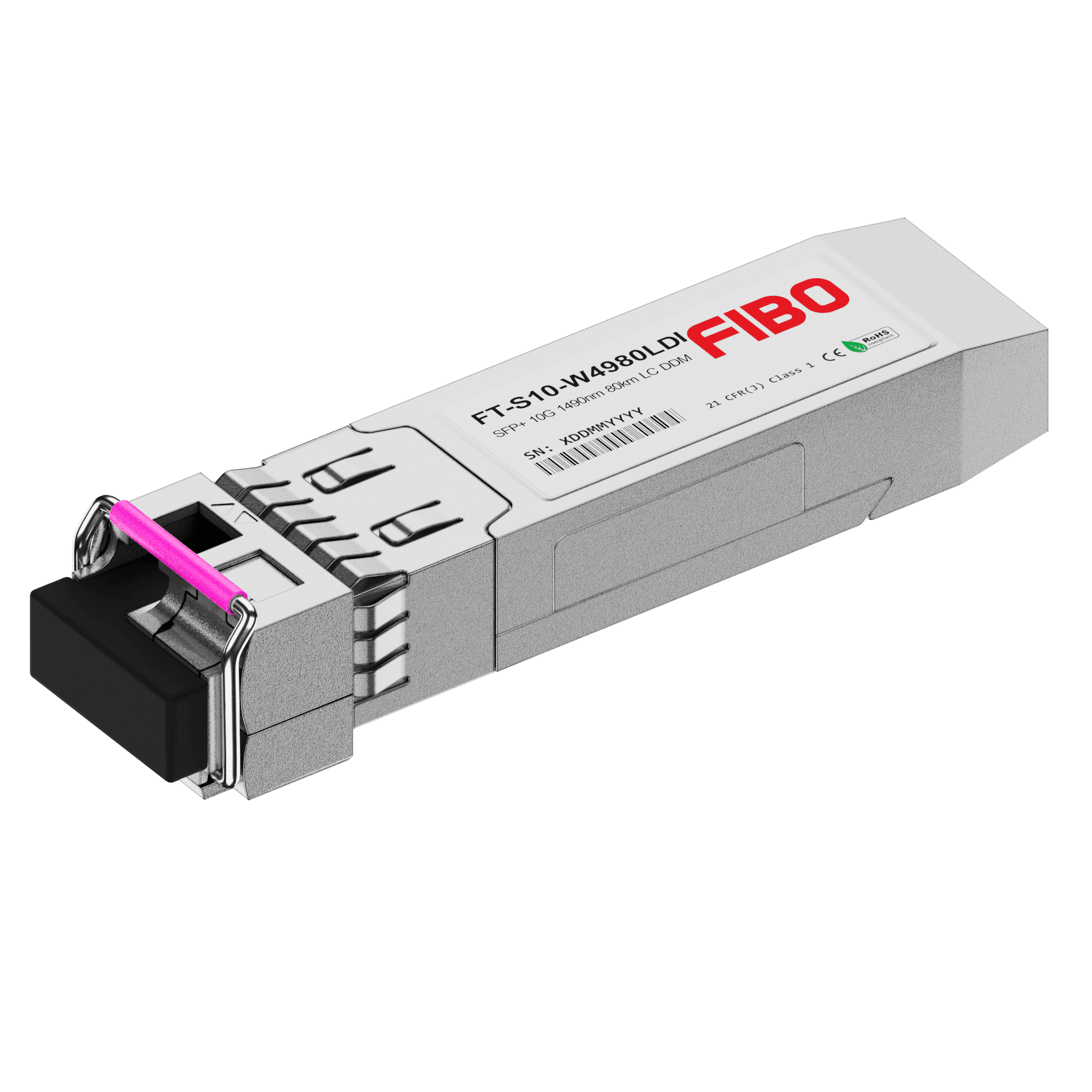 10GBASE-ER-I SFP+ промышленный модуль 1490нм 80км