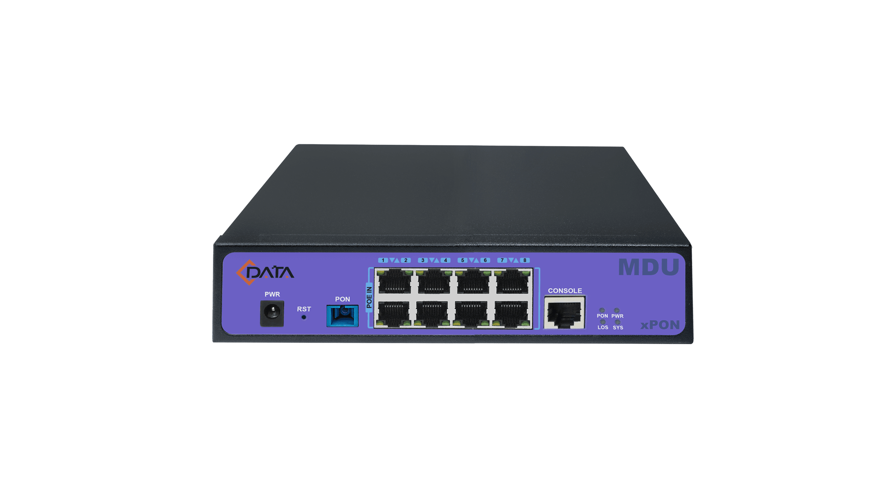 Оптический абонентский терминал  MDU XPON FD5008BR (ONU 8ports,  POE (PD), UPC)