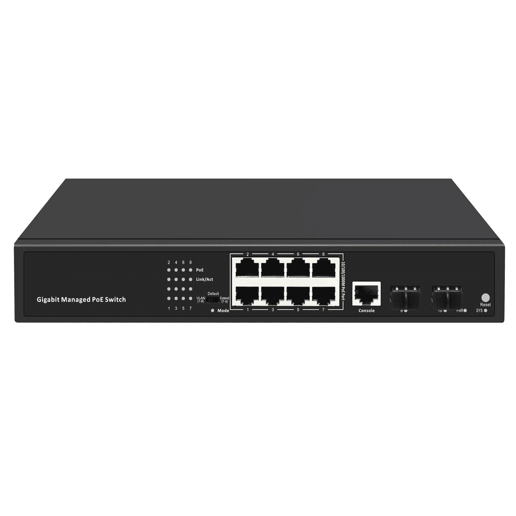 Управляемый коммутатор уровня 2 DK2110R-8TP2S