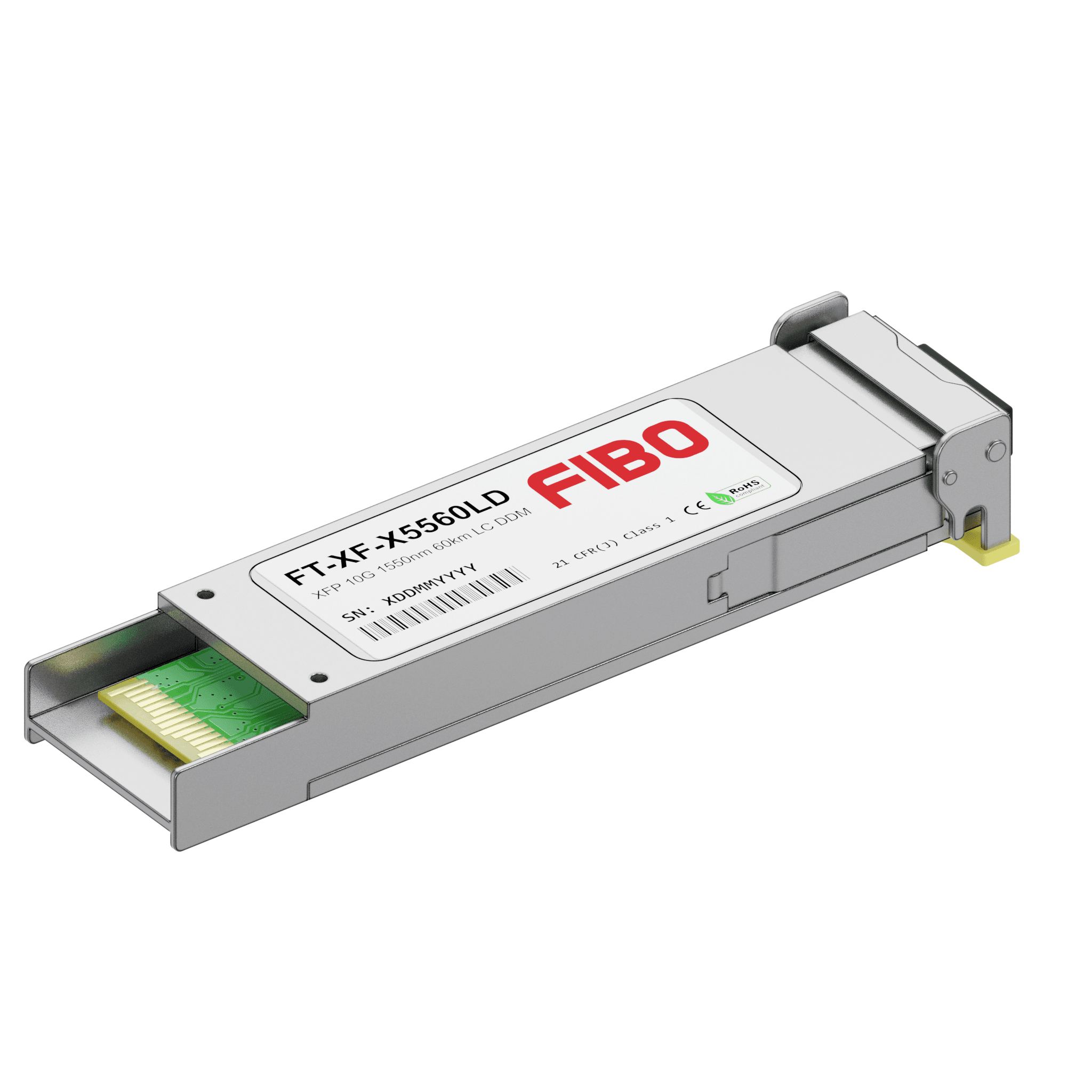 10GBASE-ER XFP модуль 1550нм 60км