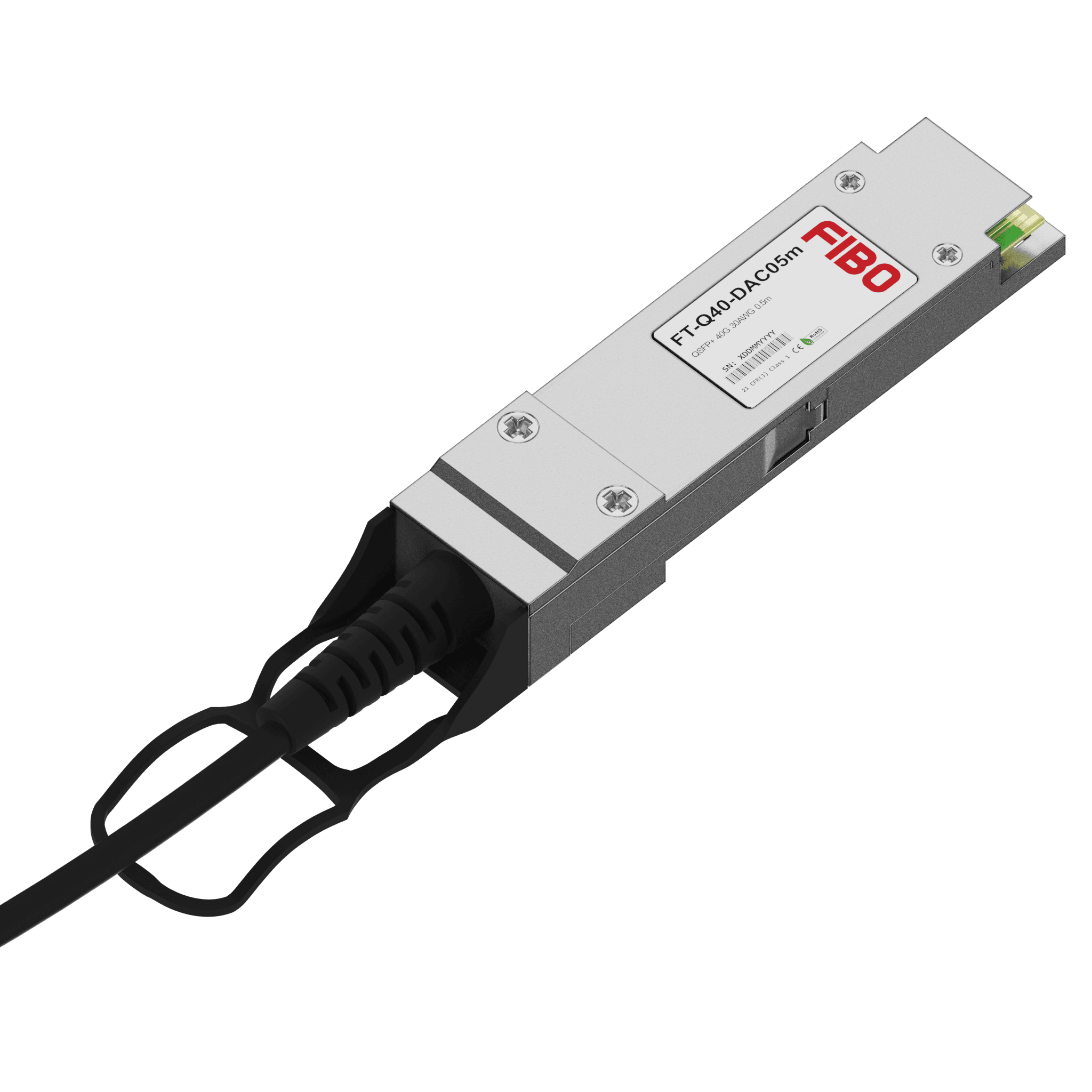 40G QSFP+ 0.5м DAC (Passive Direct Attach Copper Cable) — изображение 3