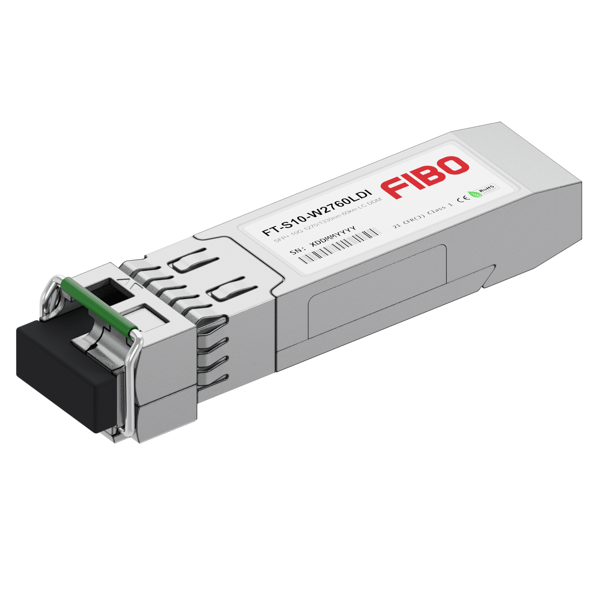 10GBASE-ER-I SFP+ промышленный модуль 1270нм 60км
