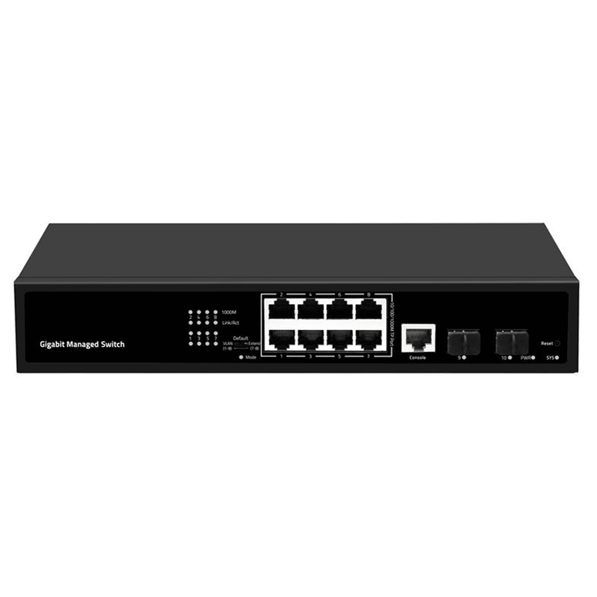 Управляемый коммутатор уровня 2 DK2110R-8T2S
