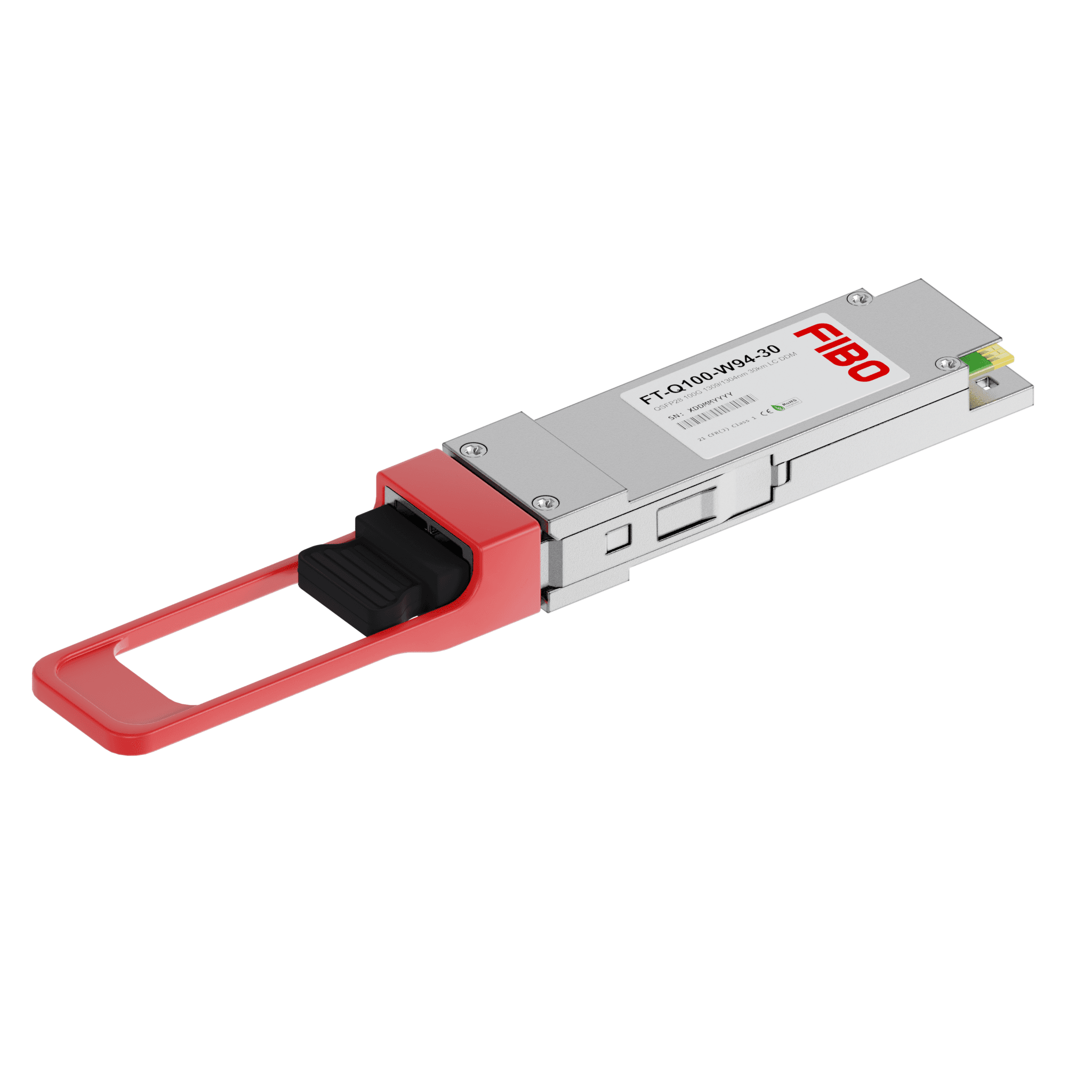 100GBASE-ER1 QSFP28 модуль 1309нм/1304нм 30км