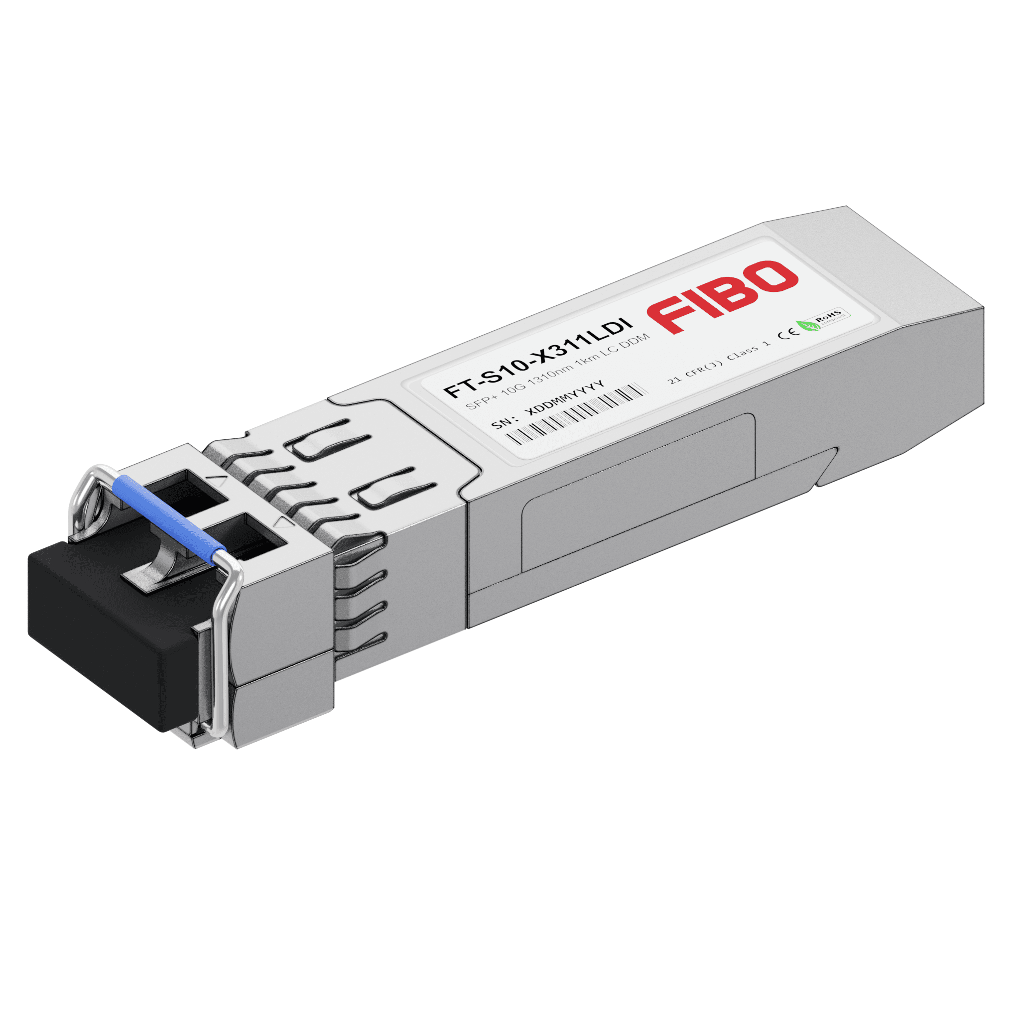 10GBASE-LR-I SFP+ промышленный модуль 1310нм 1км