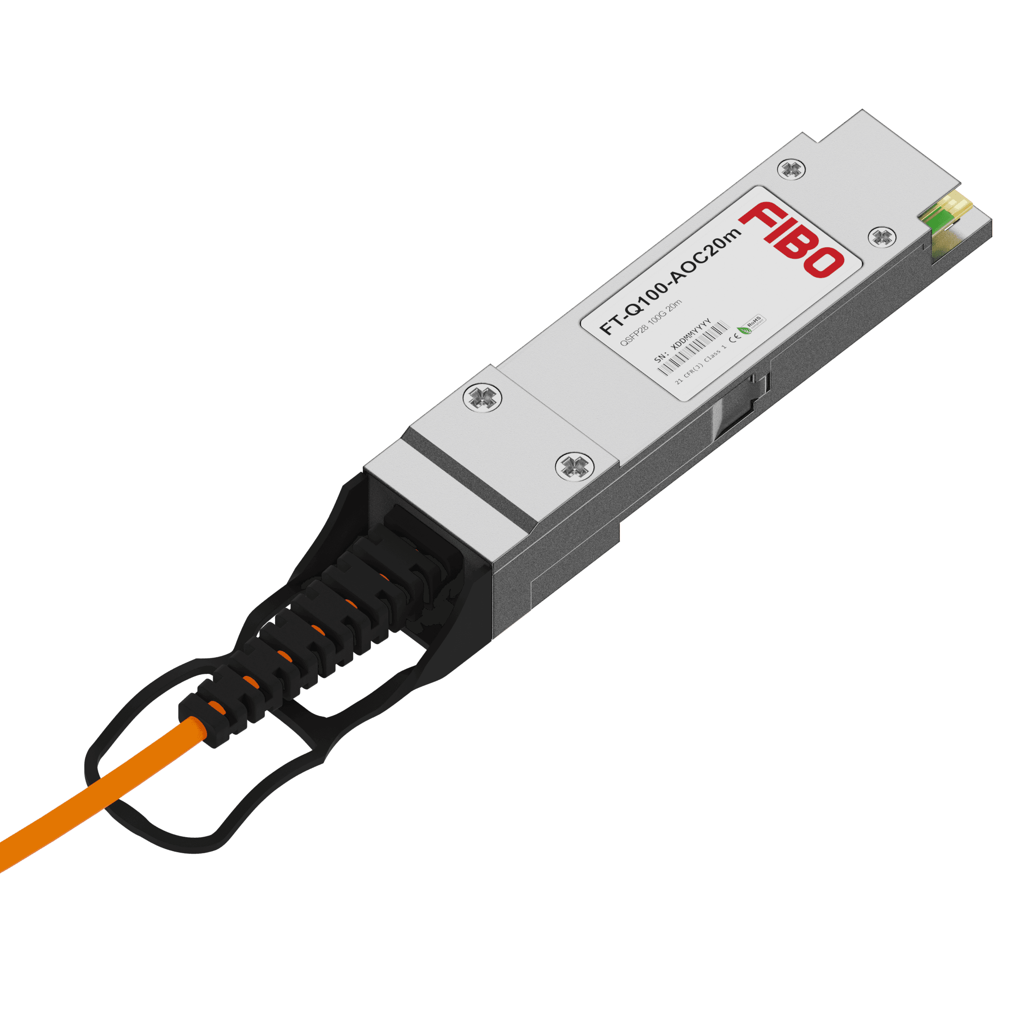 Cisco совместимый 100G QSFP28 20м AOC (Active Optical Cable) — изображение 2