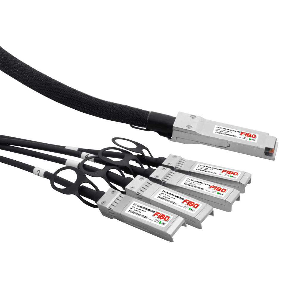 100G QSFP28 в 25G 4SFP28 3m BREAKOUT DAC (Passive Direct Attach Copper Breakout Cable)