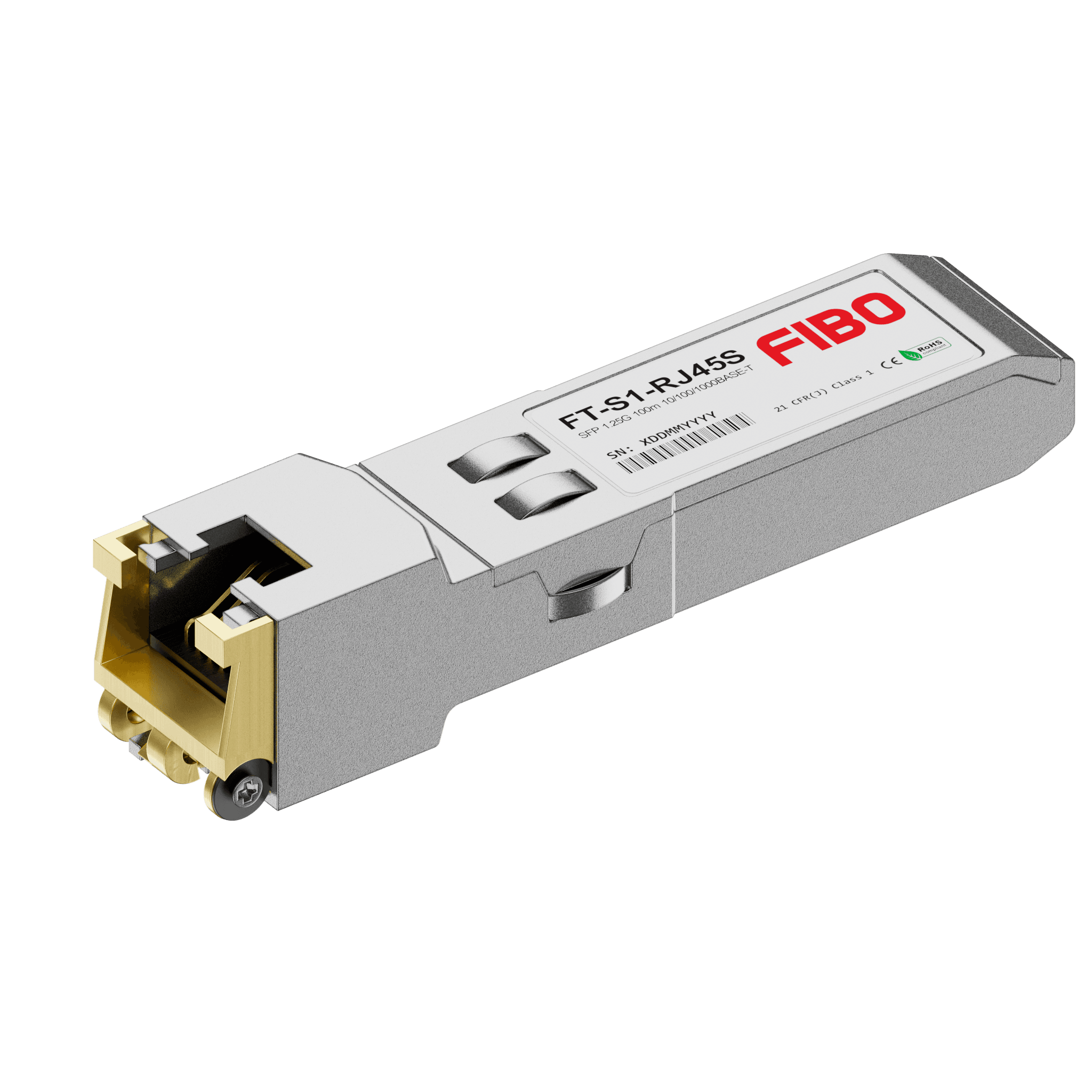 1000Base-T модуль RJ45 100м