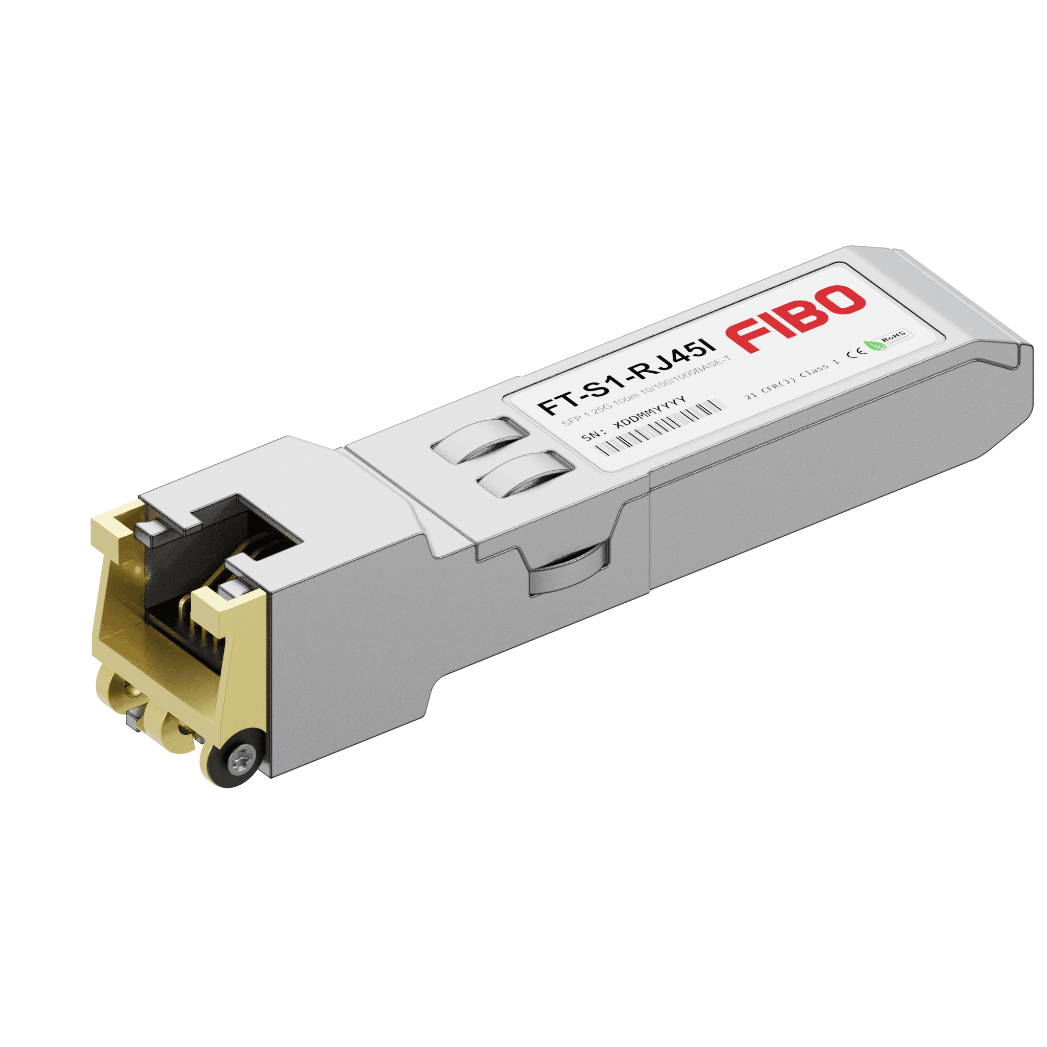1000Base-T промышленный модуль RJ45 100м