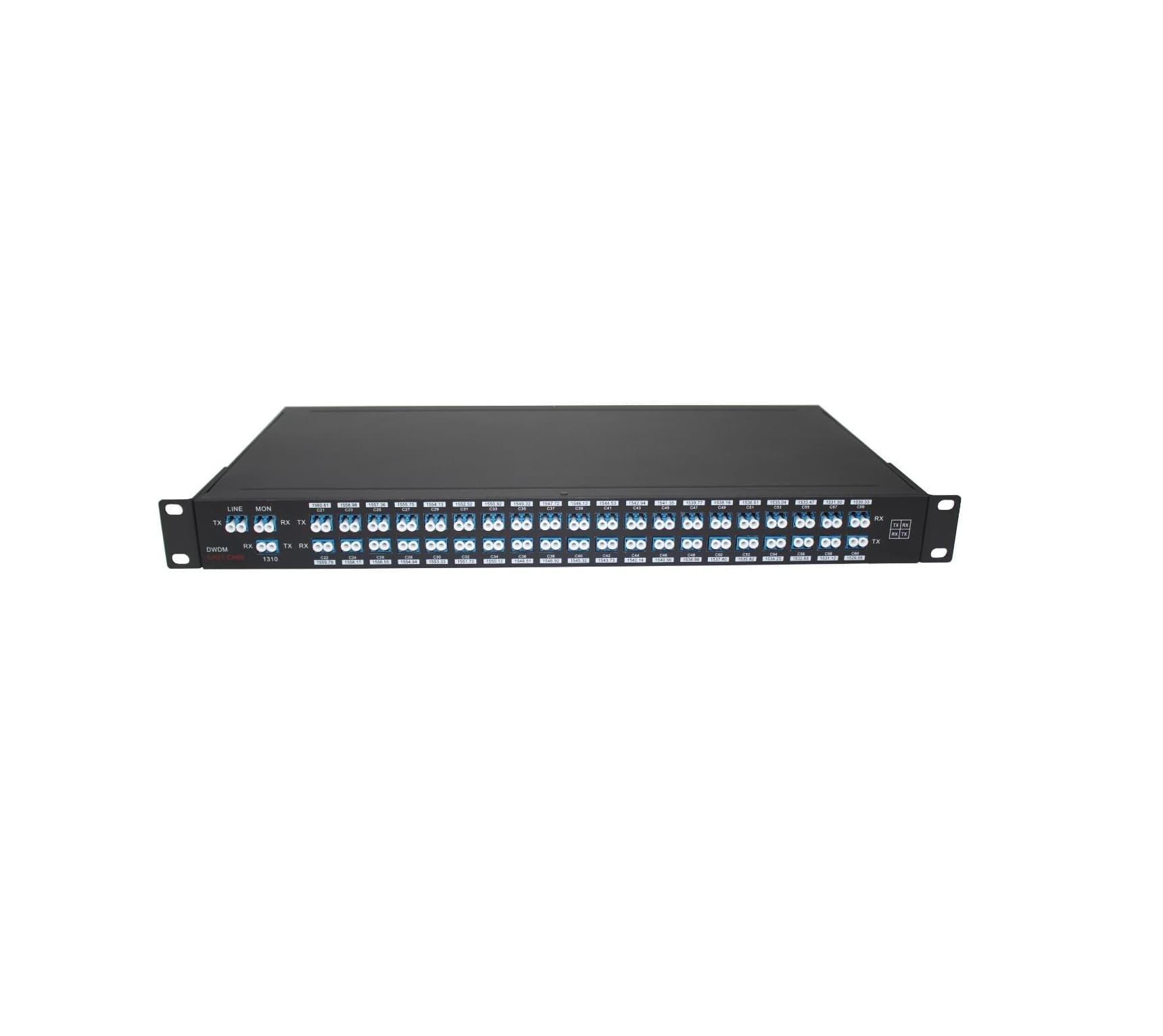 Мультиплексор DWDM AAWG 40 каналов Gaussian Type Ch21-Ch60