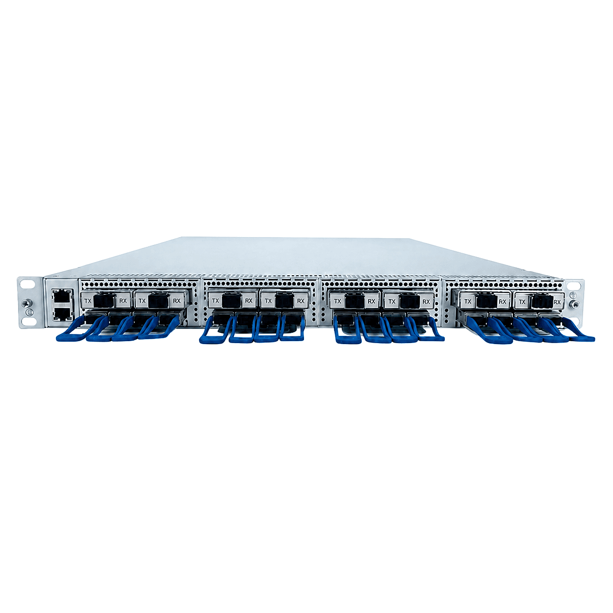FT-T1600-ACAC Шасси для системы спектрального уплотнения с модулем мониторинга и управления, 1U, 2БП