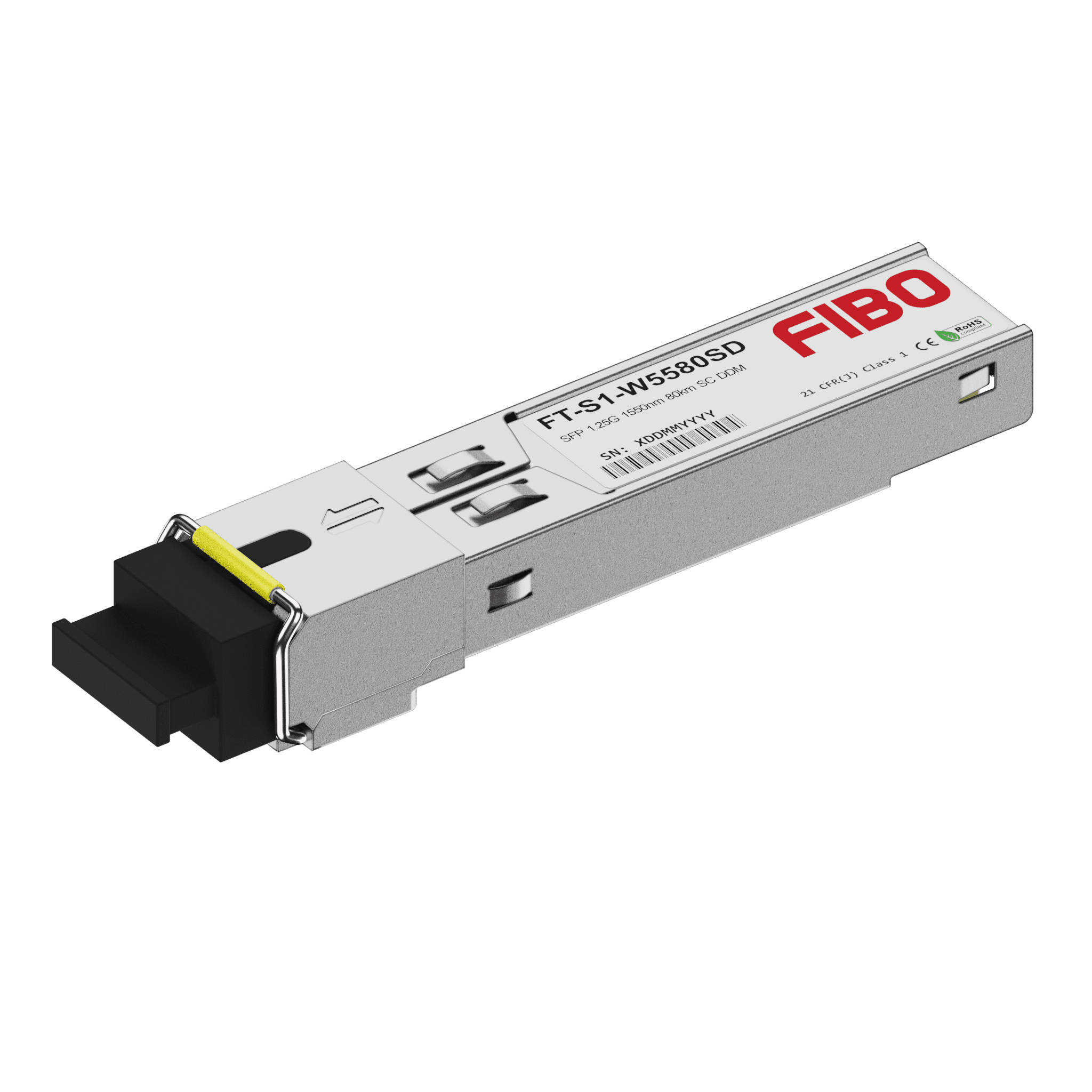 1000BASE-BX20-DA SFP модуль 1550/1490нм 80км