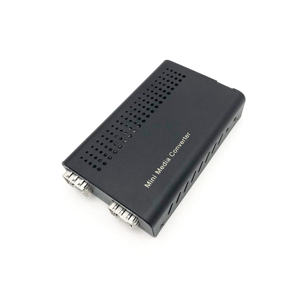 FT-10G-2S-OEO Mini 10G SFP+ to SFP+ Media Converter,EU Power Supply Adaper