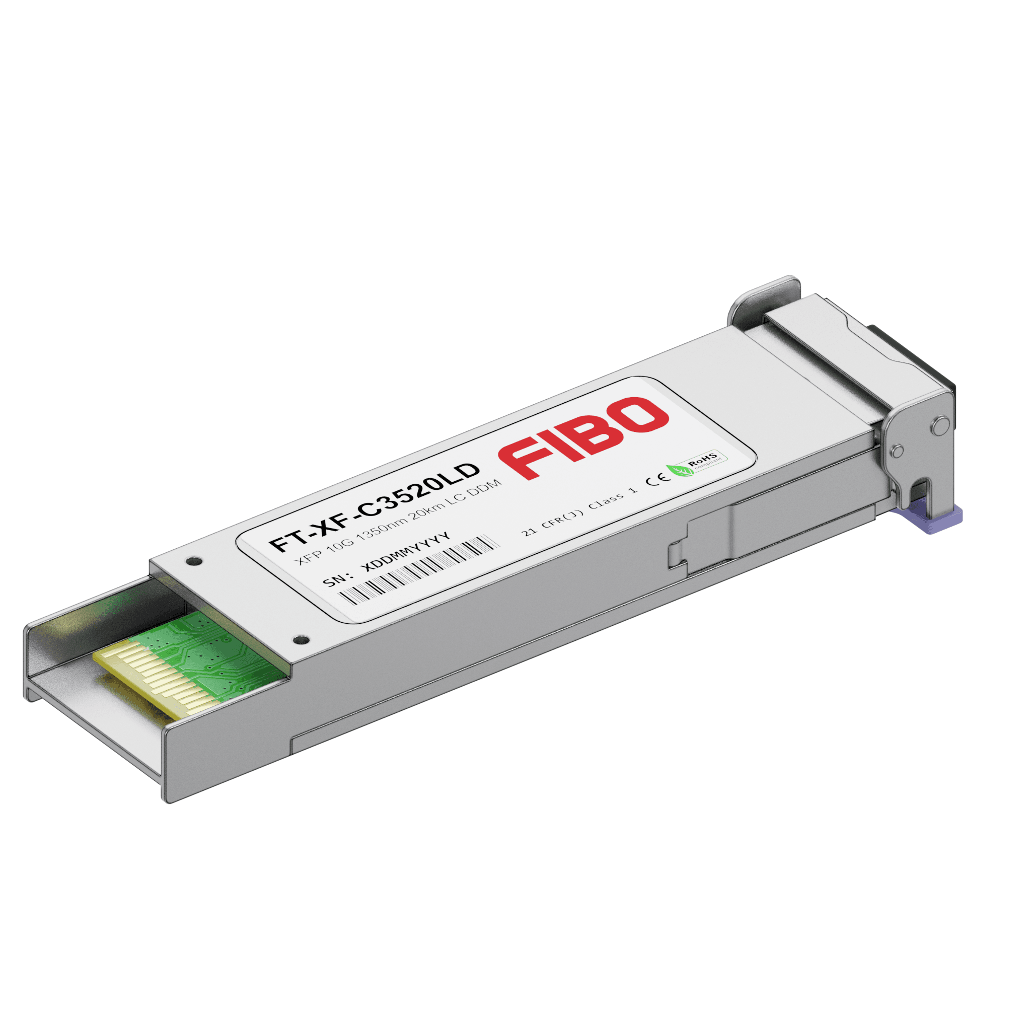 10GBASE-LR CWDM XFP модуль 1350нм 20км