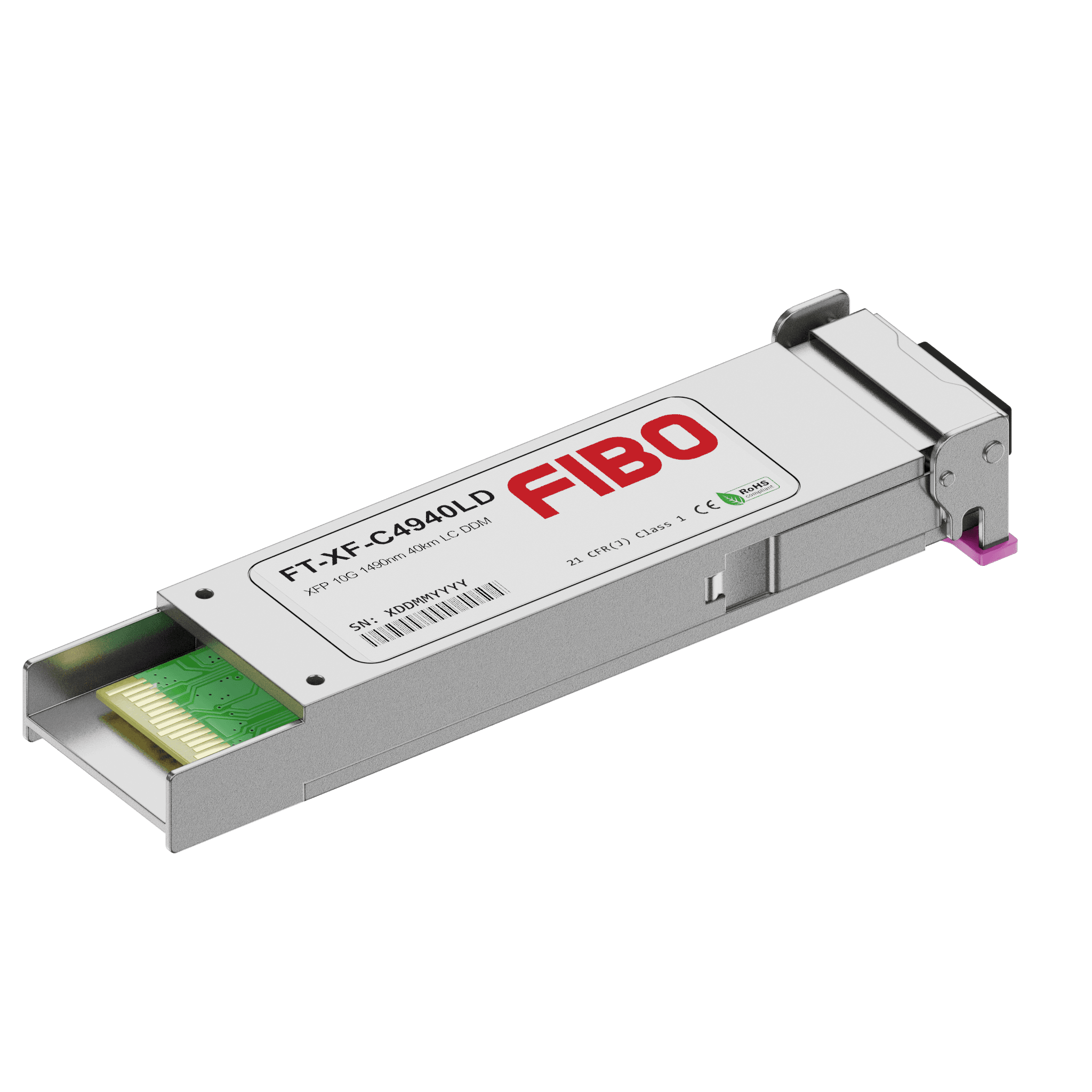 10G CWDM XFP модуль 1490нм 40км