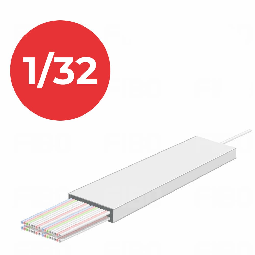 Оптический cплиттер PLC 1x32 неоконцованный, 1m, Ø 0.9mm