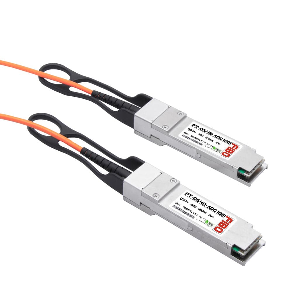 40G QSFP+ 10м AOC (Active Optical Cable)