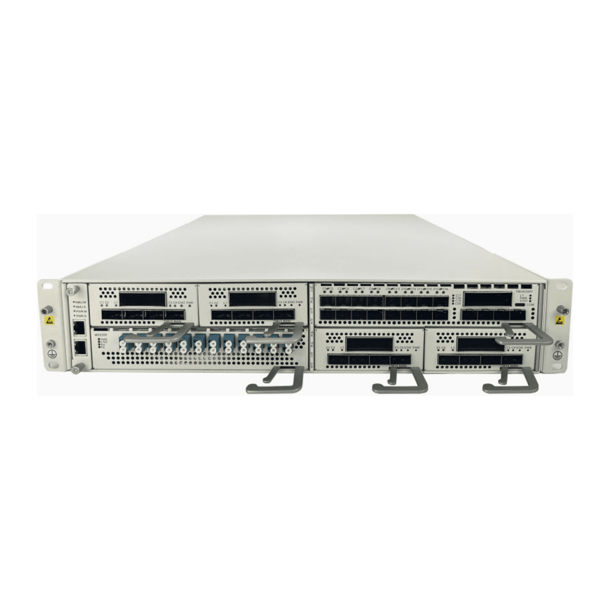 FT-T3200-ACAC Шасси для системы спектрального уплотнения с модулем мониторинга и управления, 2U, 2БП
