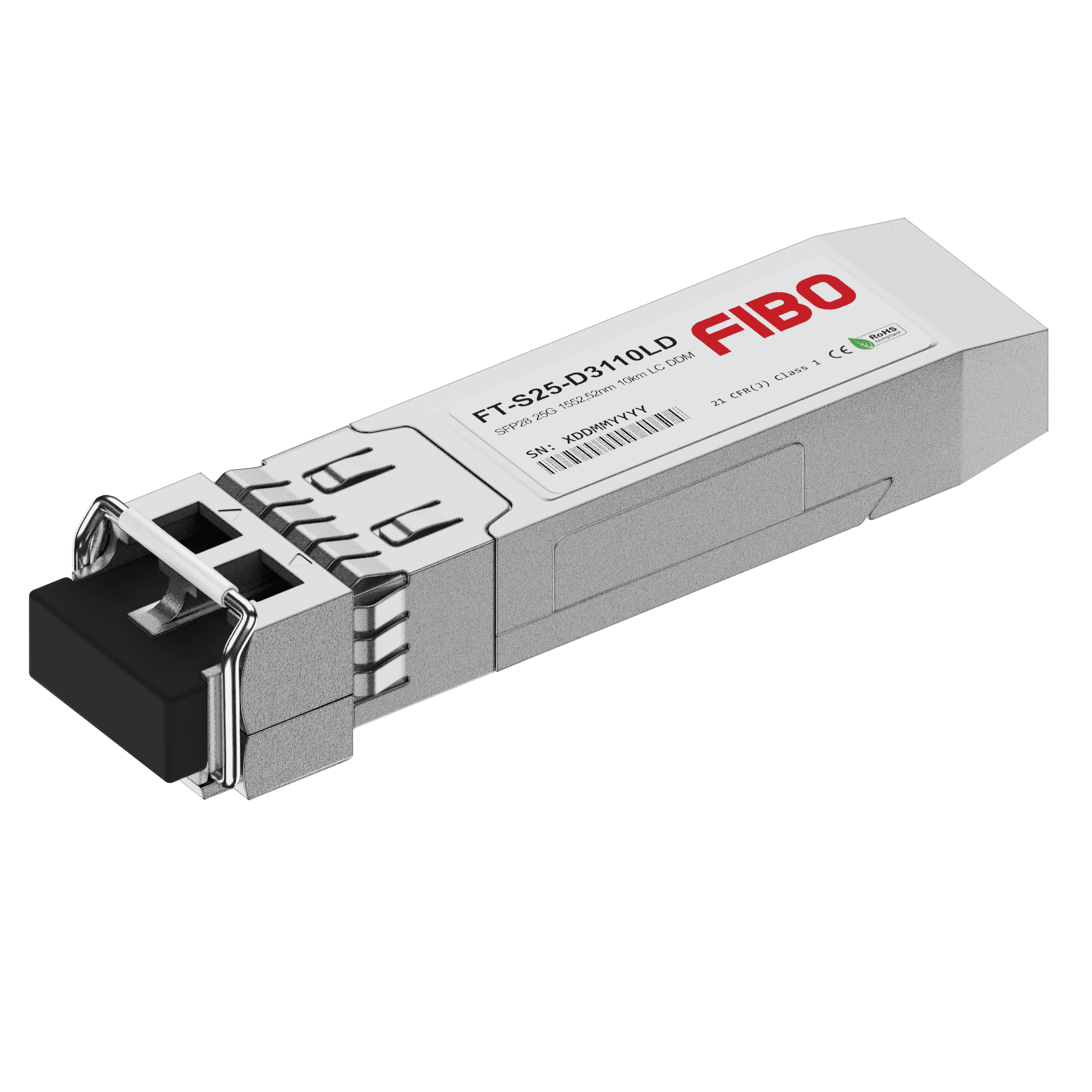 25G DWDM SFP28 модуль 1552.52нм 10км