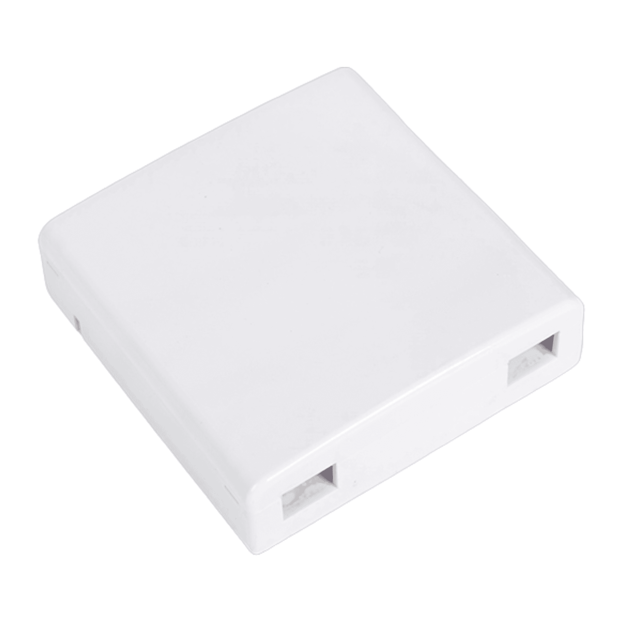Оптическая абонентская розетка FTTH-F02P (SP), цвет белый, с зажимом