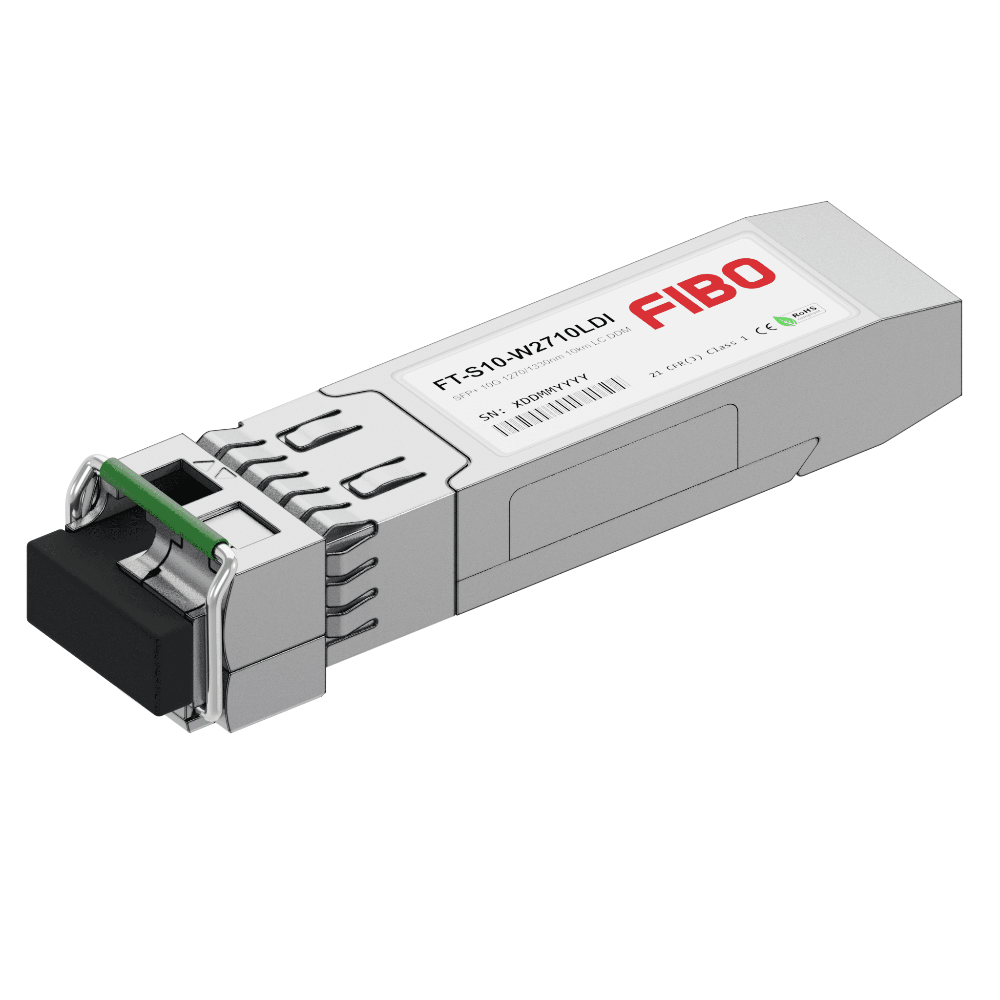 10GBASE-BX10-D-I SFP+ промышленный модуль 1270/1330нм 10км