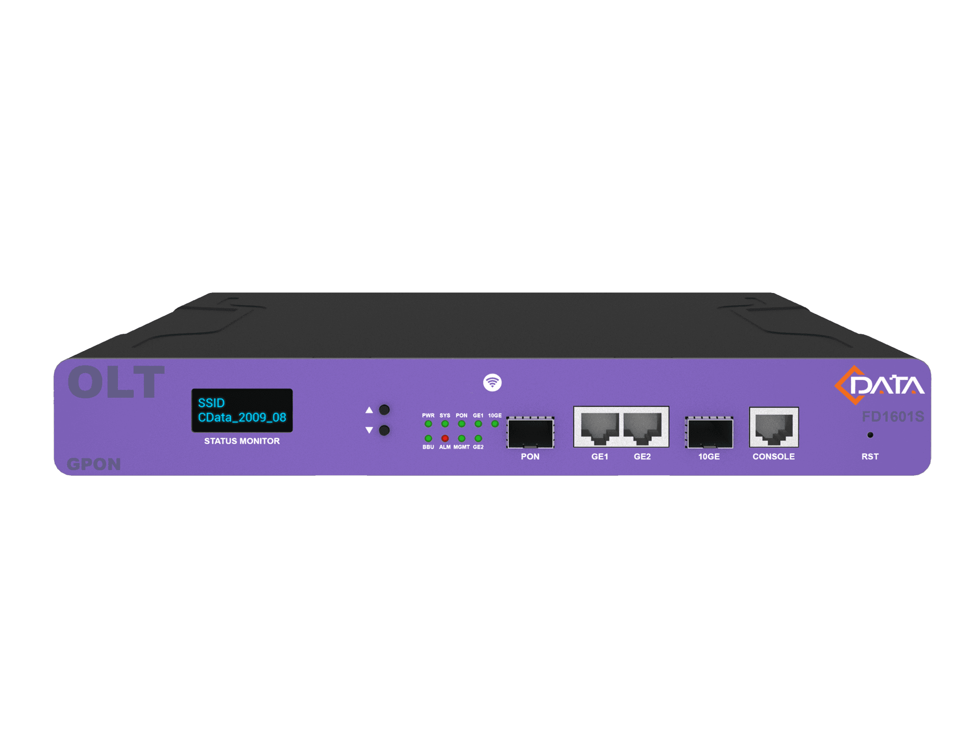 Оптический линейный терминал C-Data OLT GPON FD1601S-B1 (1 портовый ОЛТ), web 3.0